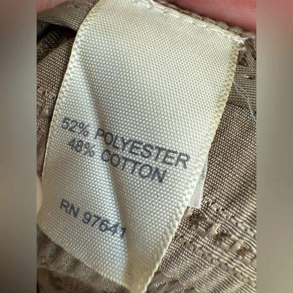 J. Jill Button Front Embroidered Jacket Blazer Olive Brown Women’s Small - Picture 5 of 5